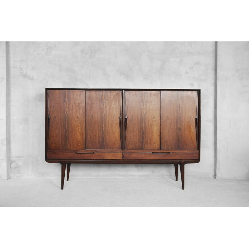 Vintage sideboard in Rosewood Model 13 by Gunni Omann for Omann Jun, Danish 1960s