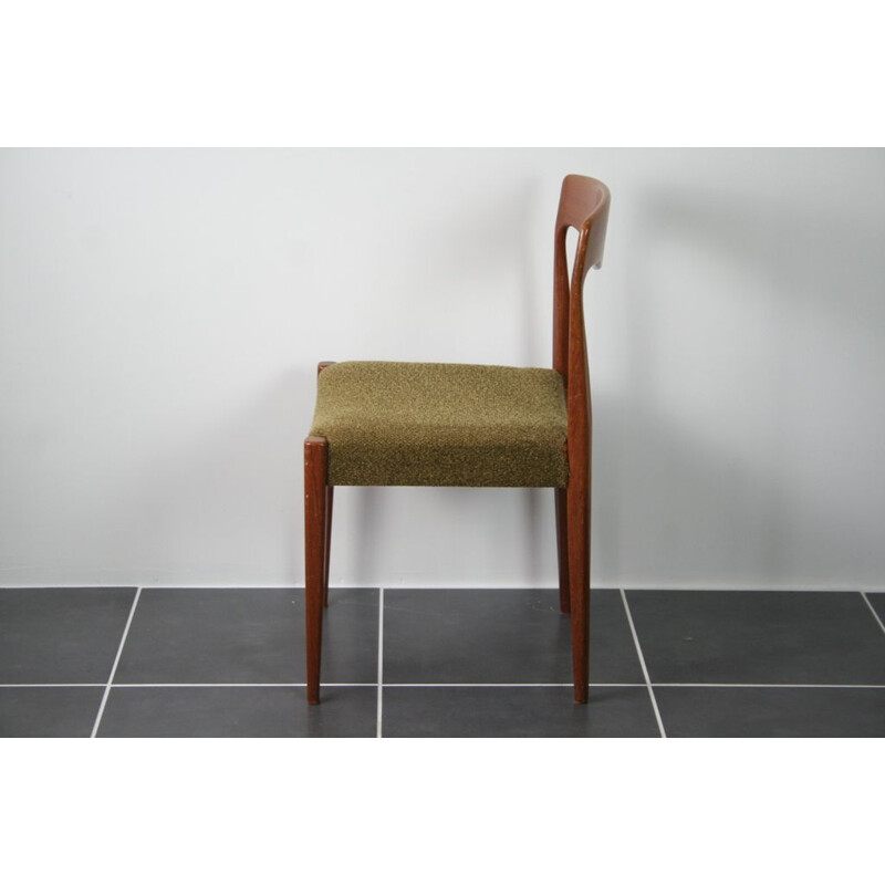 Vintage chair Scandinavian style in teak 1960