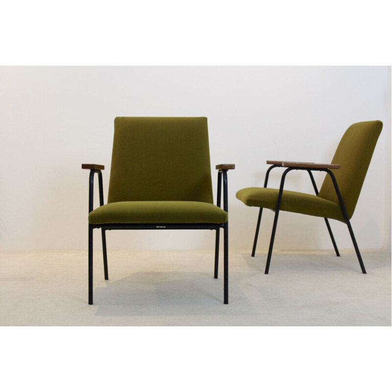 Vintage armchair by Pierre Guariche for Meurop Belgium 1960s