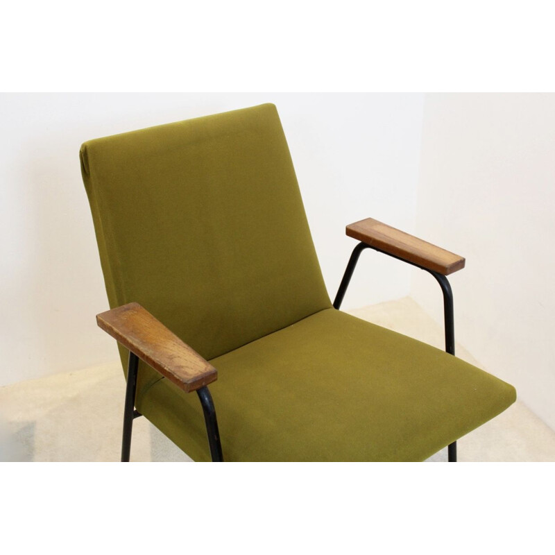 Vintage fauteuil van Pierre Guariche voor Meurop België 1960