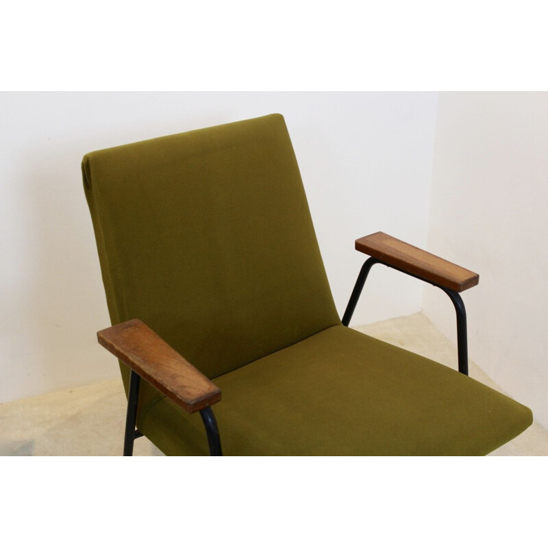 Vintage fauteuil van Pierre Guariche voor Meurop België 1960