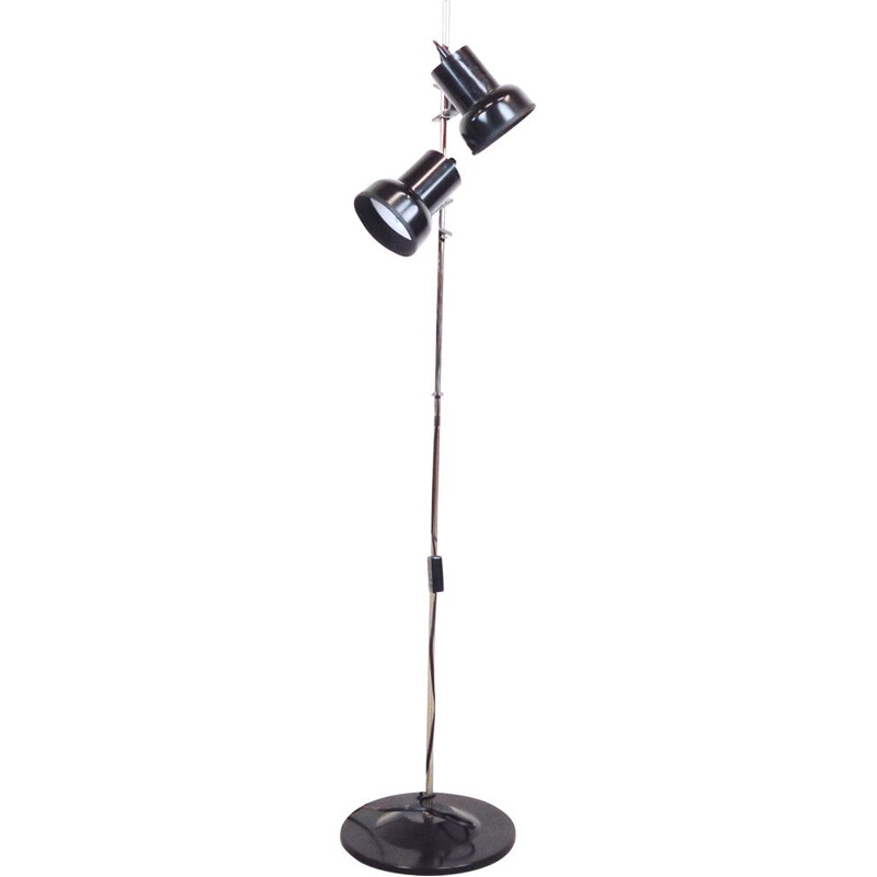 Vintage metal and plastic floor lamp by Swedese