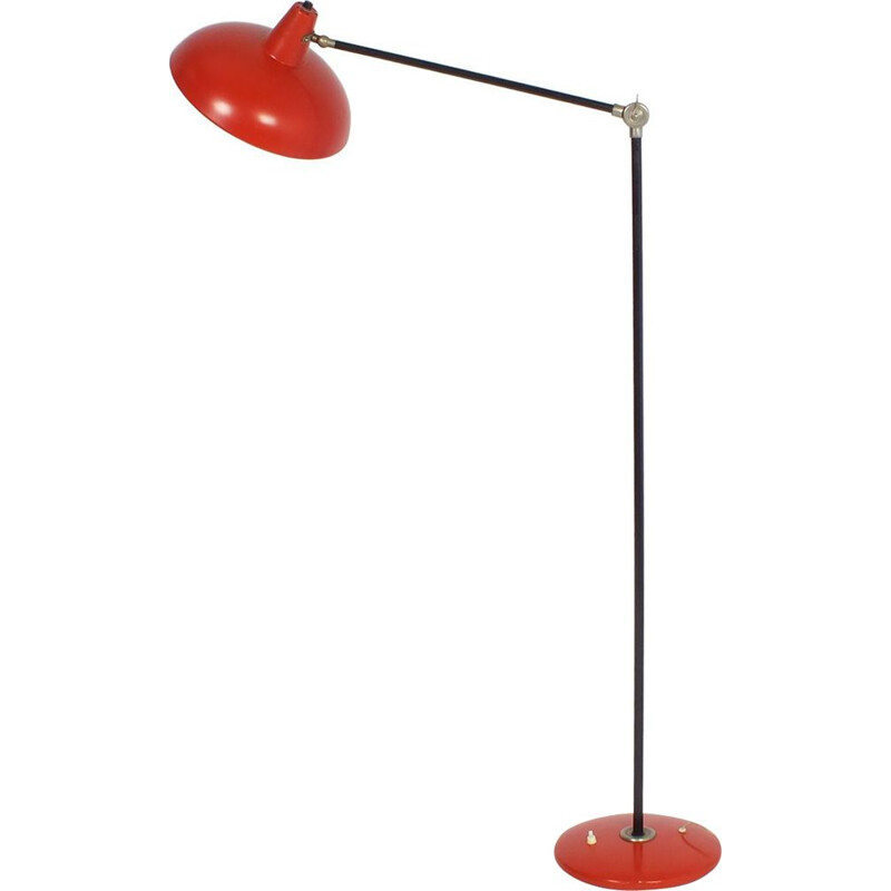 Vintage floor lamp by J.J.M. Hoogervorst for Anvia