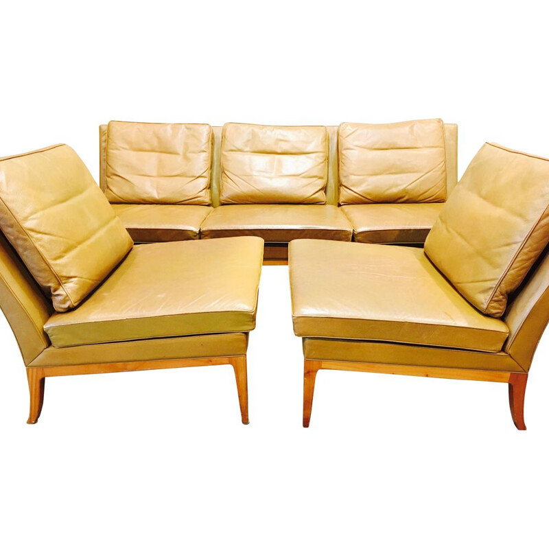 Vintage living room set sofa and two armchairs Kill International 1960