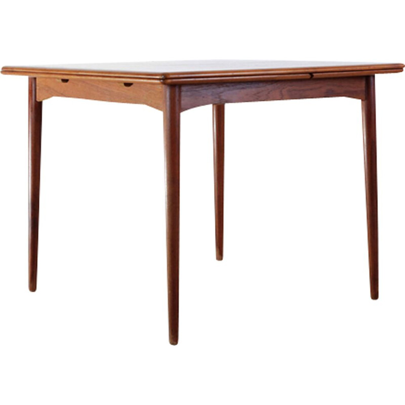 Scandinavian extendable teak table