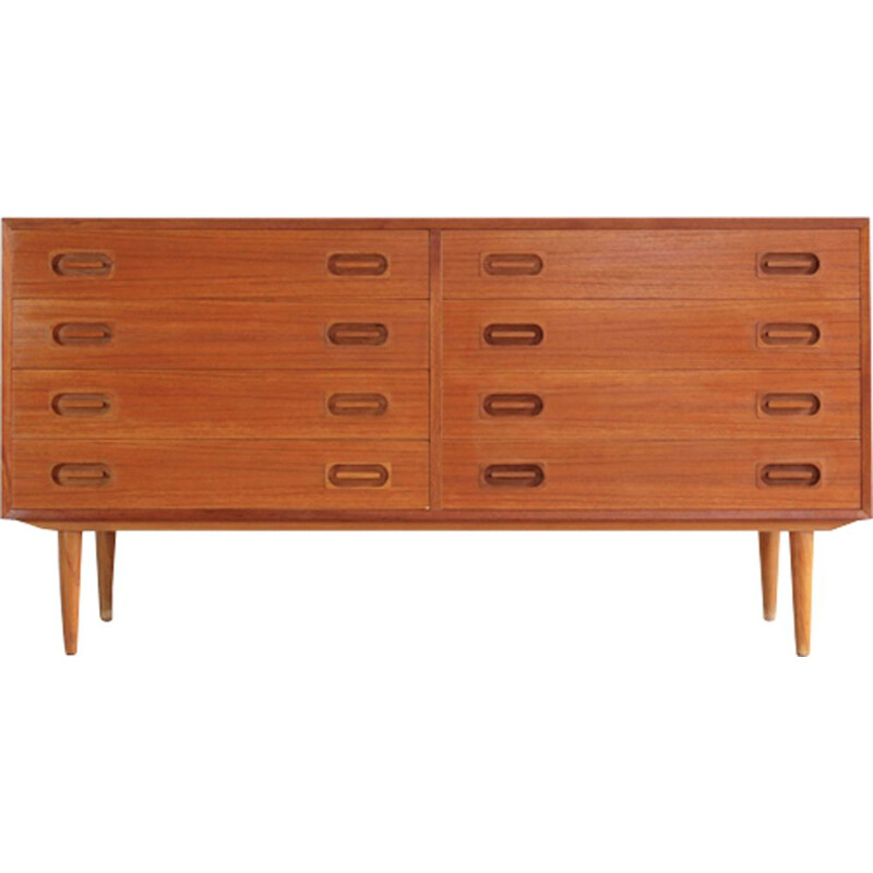 Danish chest of drawers in teak by Dyrlund
