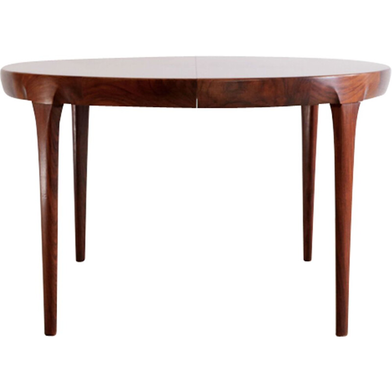 Rosewood round table by Ib Kofod-Larsen