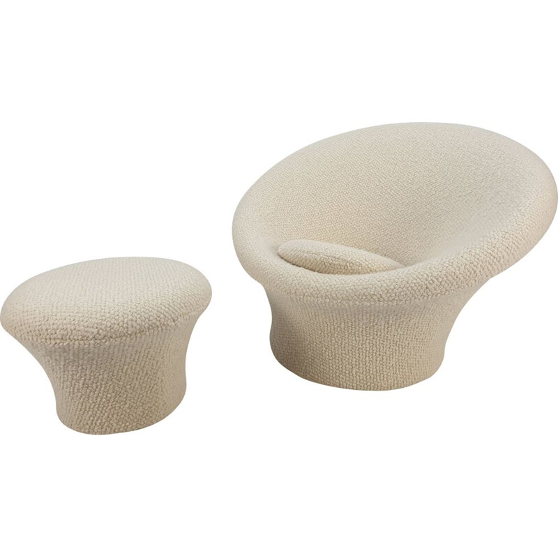 Vintage Armchair and Pouf Big Mushroom by Pierre Paulin for Artifort 1960s