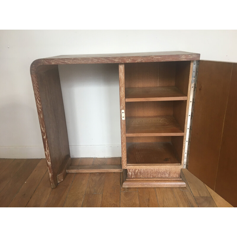 Vintage storage cabinet by Francisque Chaleyssin circa 1940