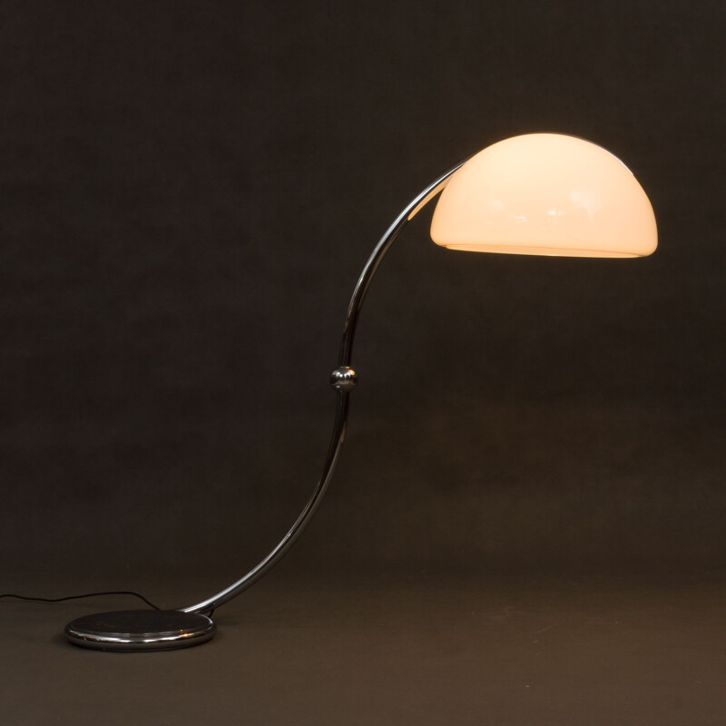 Vintage floor lamp Serpente by Elio Martinelli 1960s