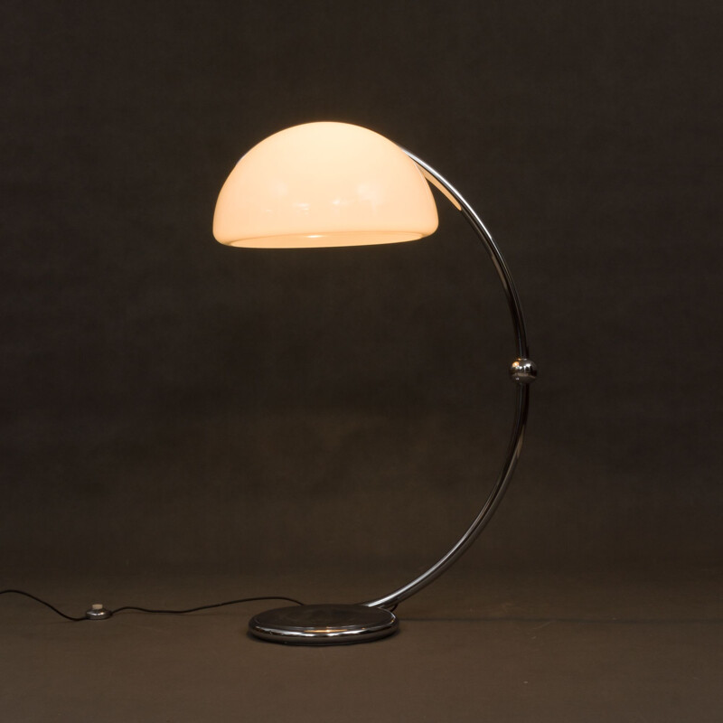 Vintage floor lamp Serpente by Elio Martinelli 1960s