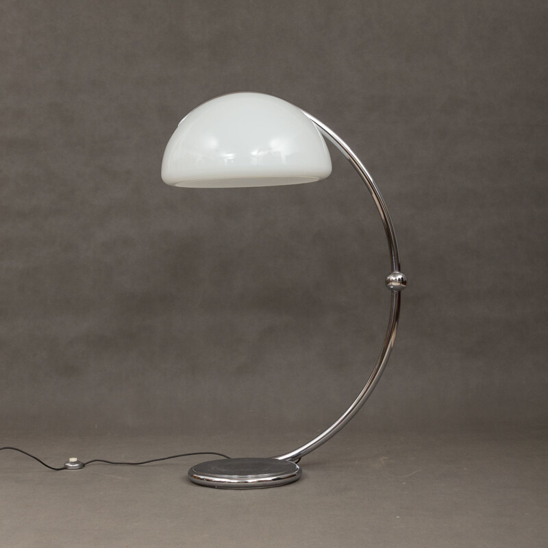 Vintage floor lamp Serpente by Elio Martinelli 1960s