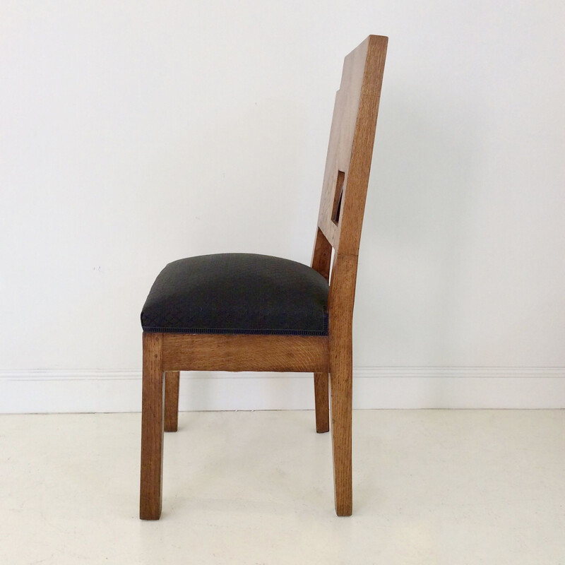 Vintage Chair in oak 1930 France