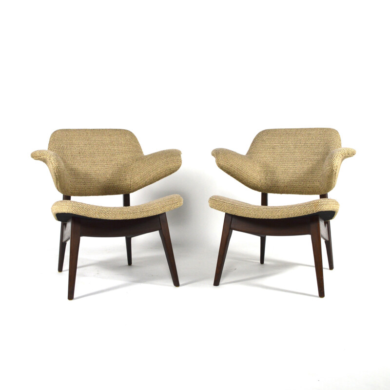 Pair of Wébé lounge chairs, Louis VAN TEEFFELEN - 1960s
