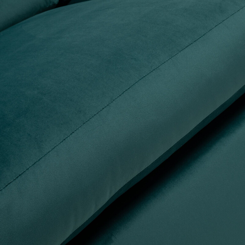 Vintage 4-seater sofa in green velvet by Milo Baughman for Thayer Coggin,1960