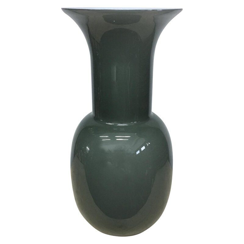 Italian vintage vase in murano glass by Aureliano Toso, 2000 