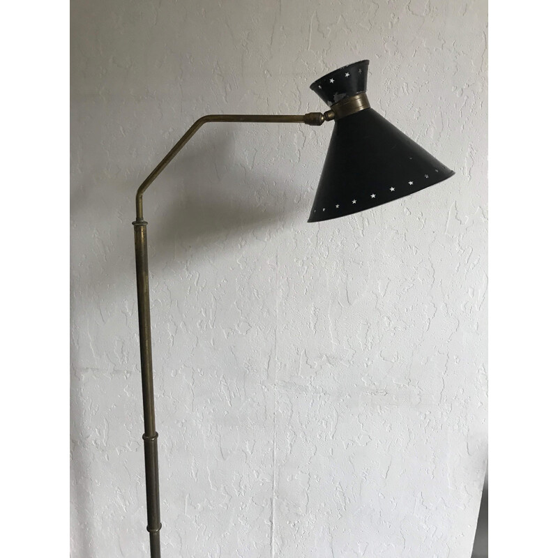 Vintage floor lamp by  René Mathieu for Lunel,1950 