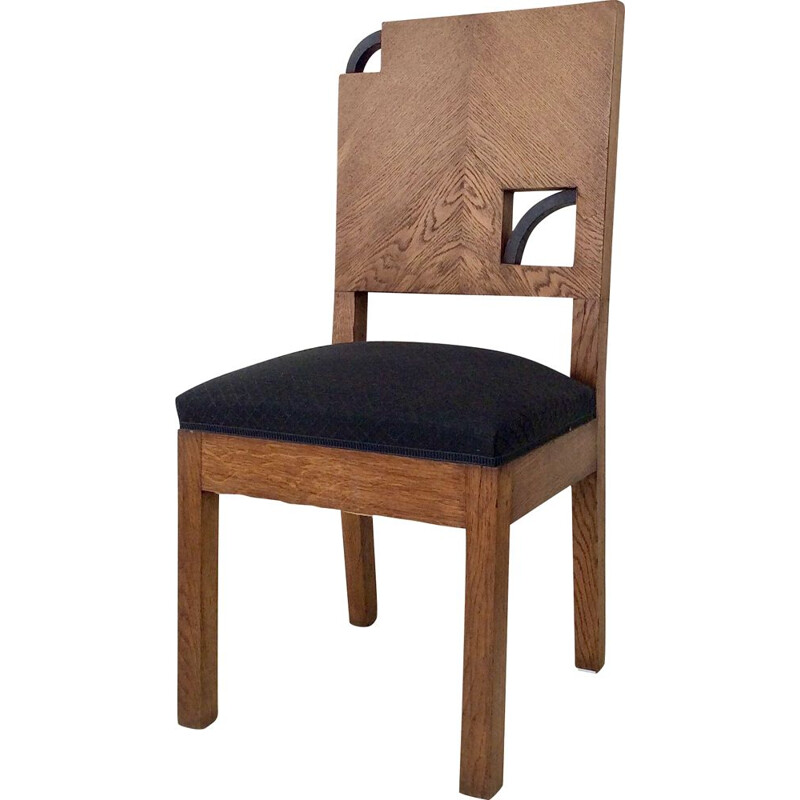 Vintage Chair in oak 1930 France