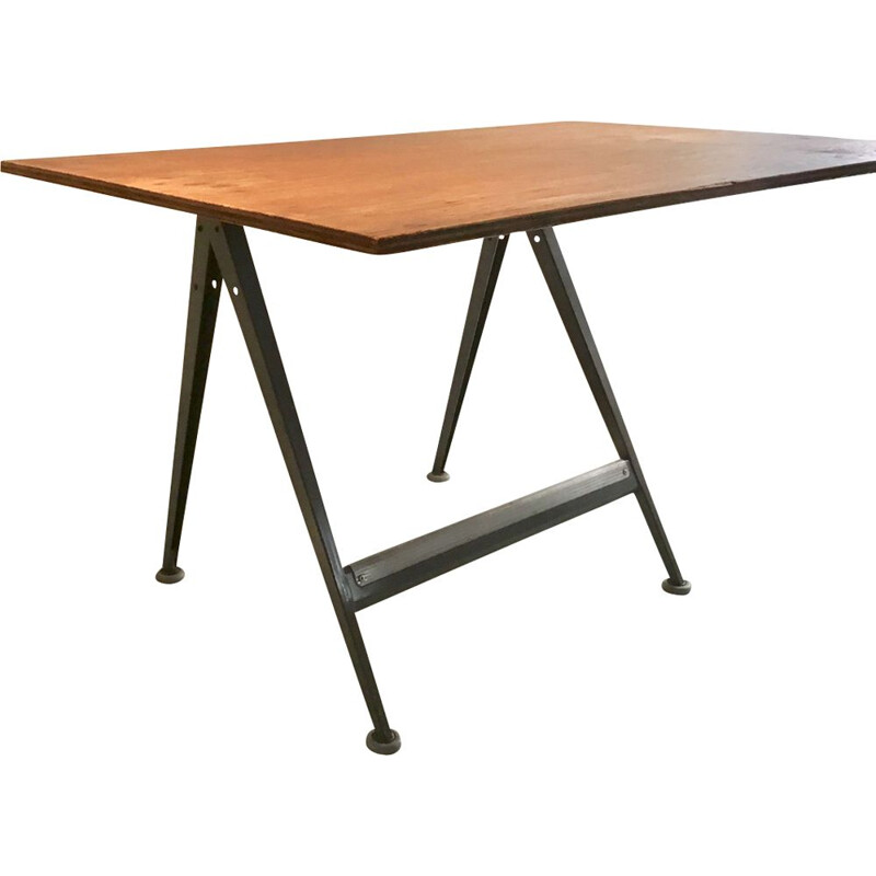 Vintage Drawing Table by Friso Kramer & Wim Rietveld for Ahrend De Cirkel, 1950s