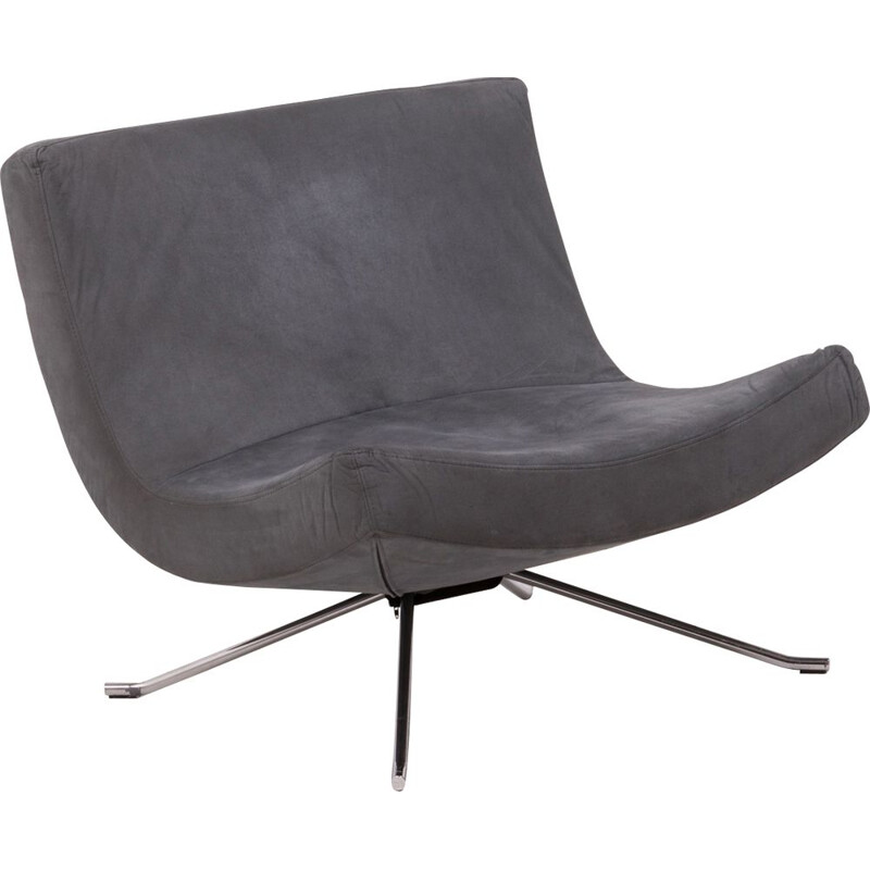 Série de 2 fauteuils pop vintage gris par Christian Werner pour ligne Roset 2002
