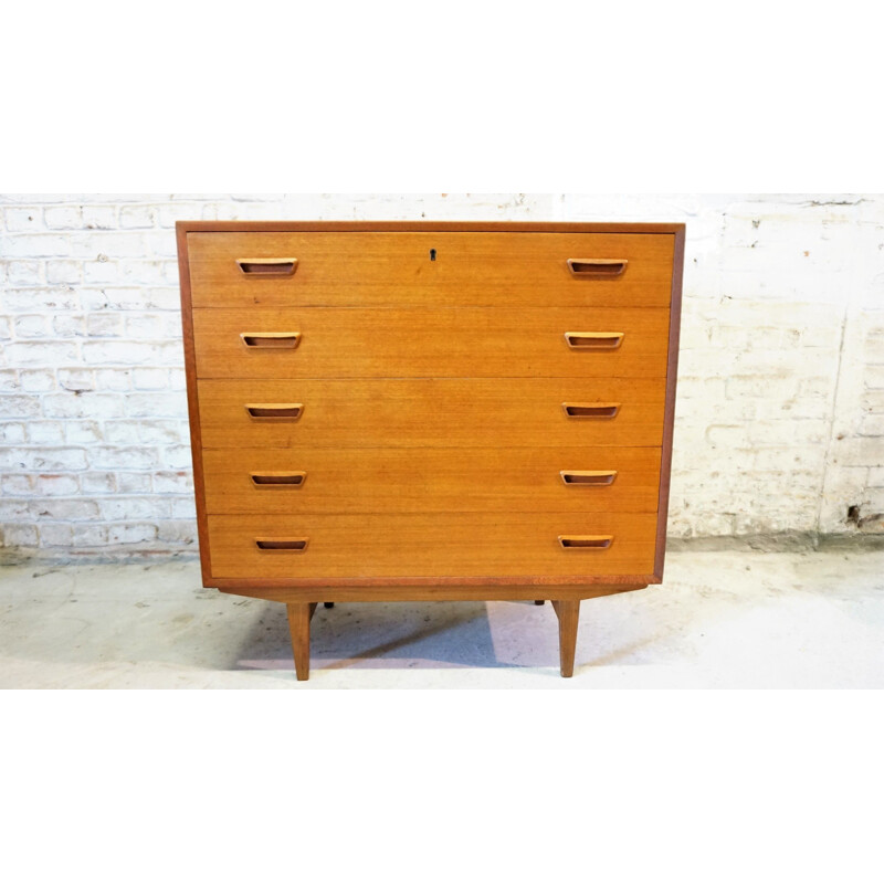 Vintage chest of drawers in teak Denmark 1960s