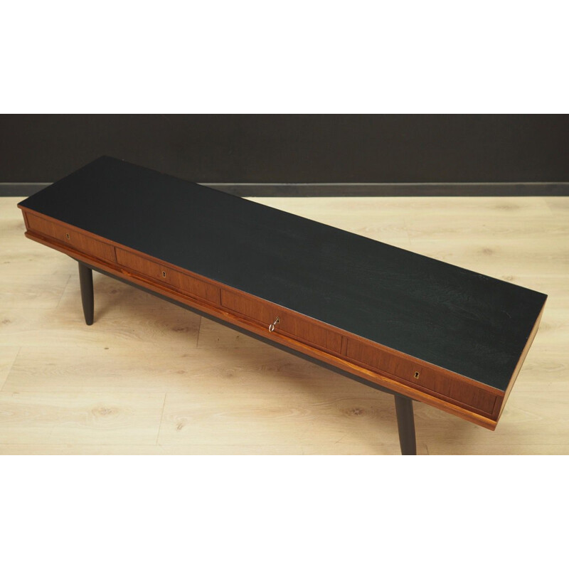 Vintage teak Danish lowboard by Lata