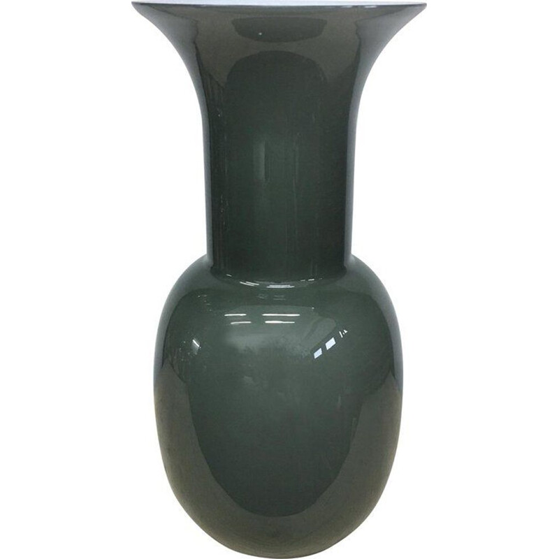 Italian vintage vase in murano glass by Aureliano Toso, 2000 