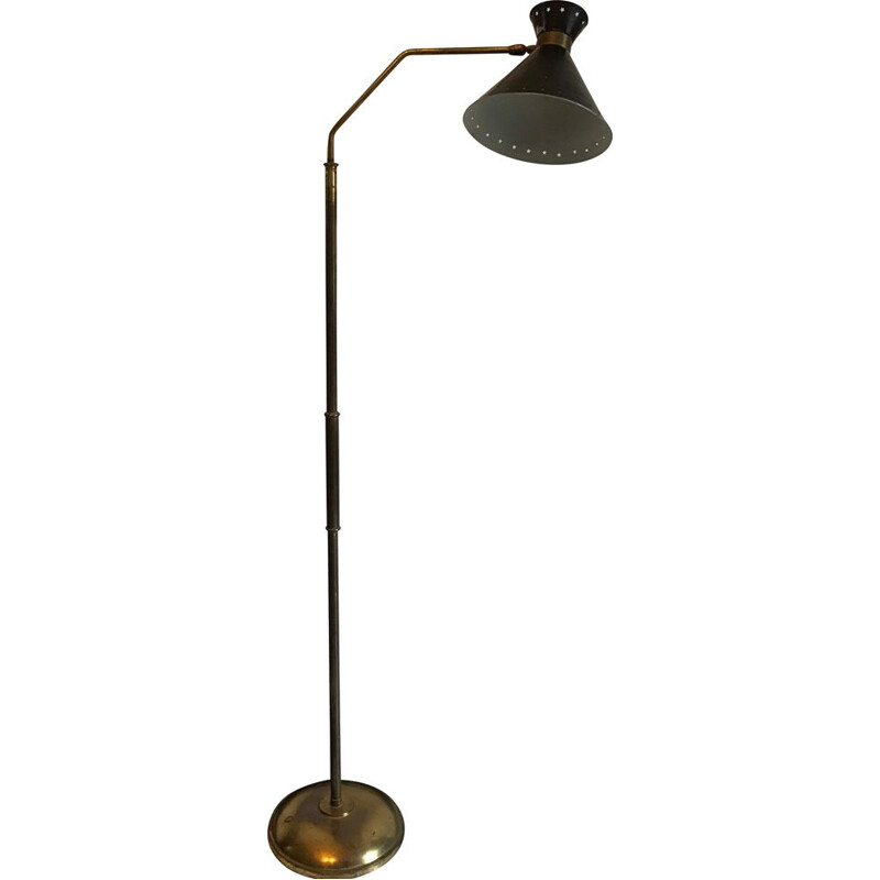 Vintage floor lamp by  René Mathieu for Lunel,1950 