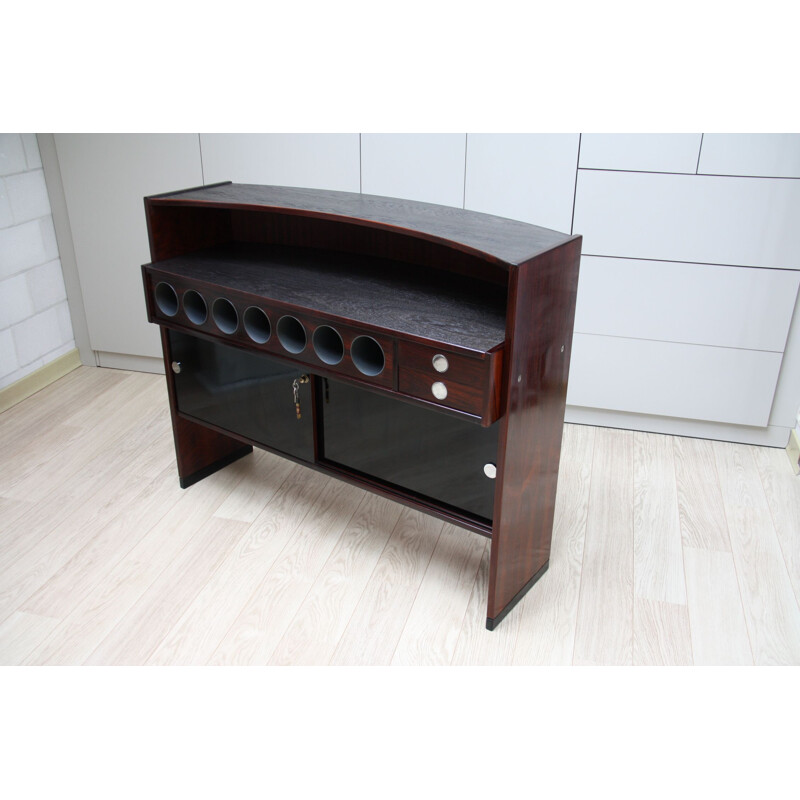 Vintage freestanding bar in rosewood Dyrlund