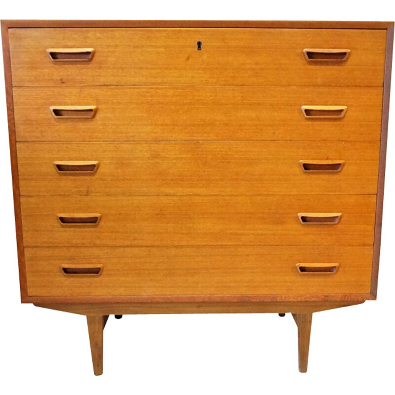 Vintage chest of drawers in teak Denmark 1960s