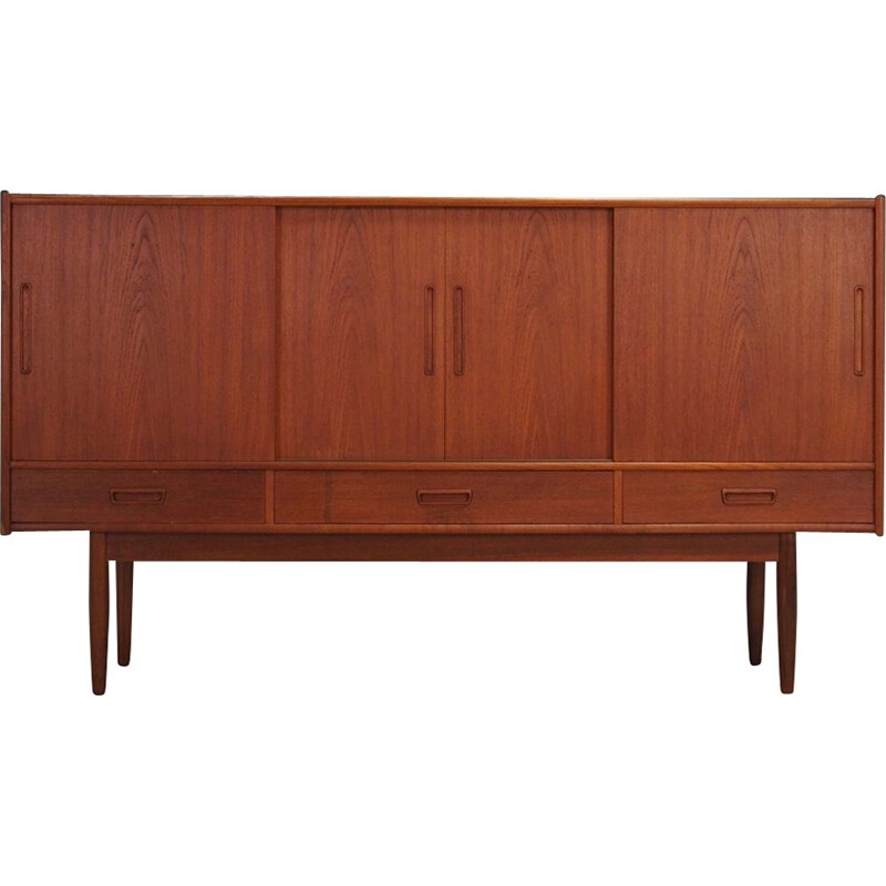 Vintage Danish highboard in teak