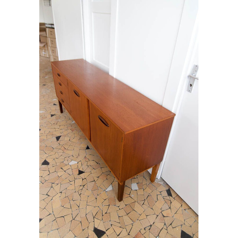 Enfilade vintage en teck Scandinave 1960s