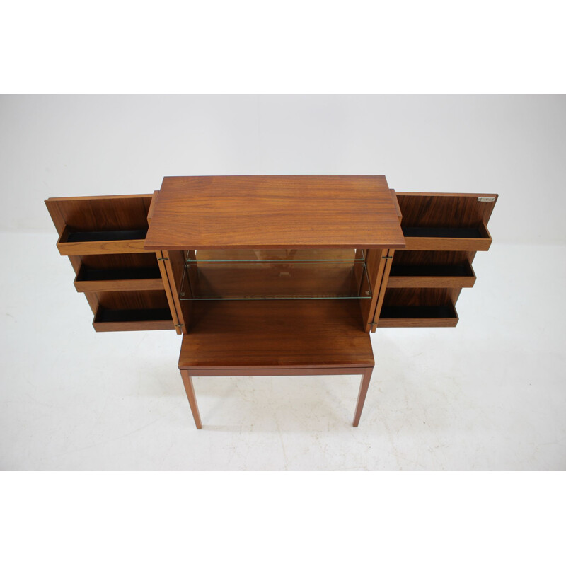 Vintage chest of drawers in teak by Henning Korch for Silkeborg Mobelfabrik 1950 