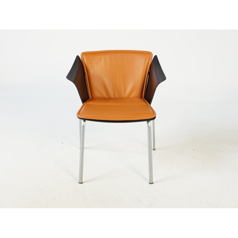 Set of 6 Fritz Hansen chairs, Vico MAGESTRETTI - 1990s