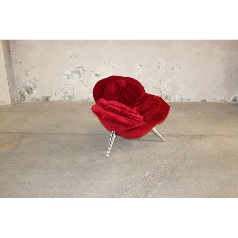 Fauteuil vintage Rose par Masanori Umeda pour Edra Japon 1990