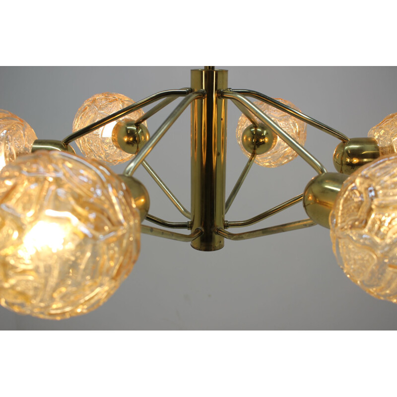 Vintage chandelier Sputnik Honsel 1970s