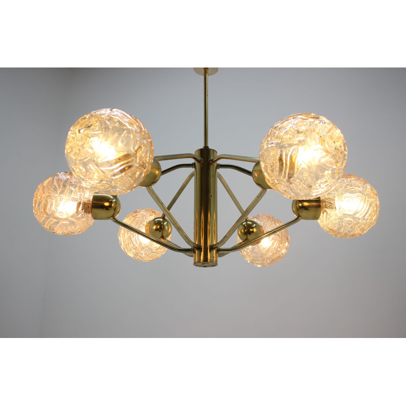 Vintage chandelier Sputnik Honsel 1970s