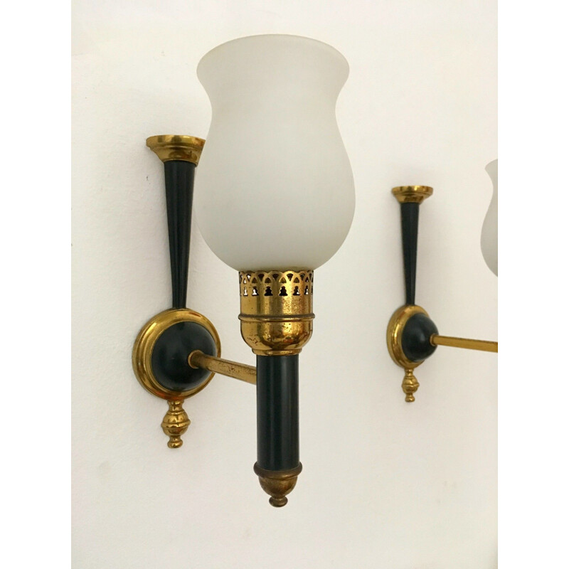 Pair of vintage wall lights from the 50s