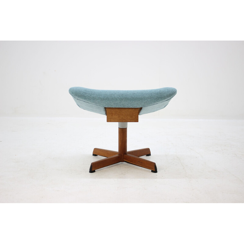 Vintage Danish adjustable footstool,1960 