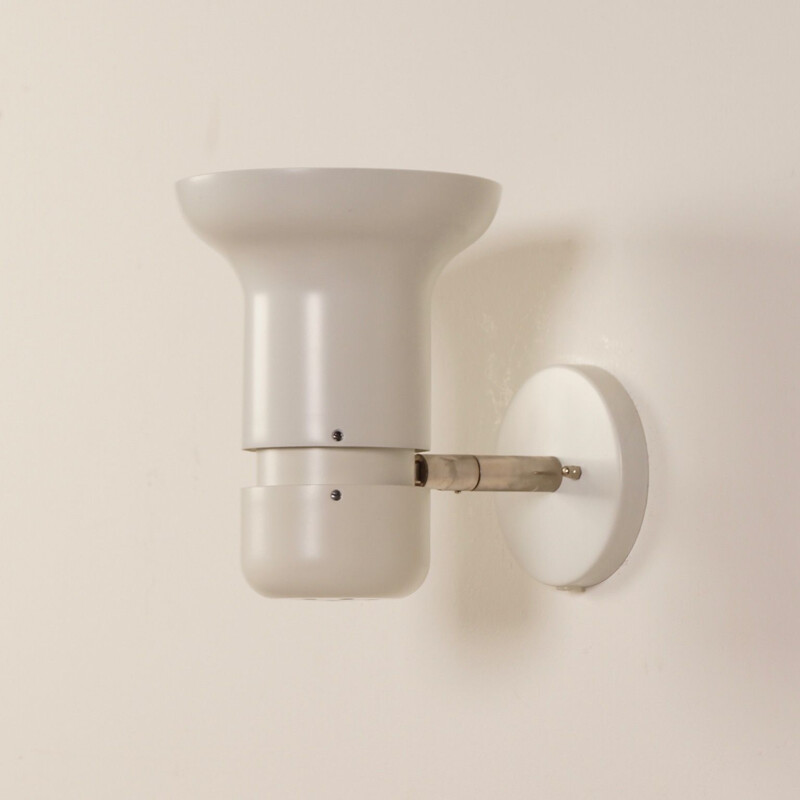Vintage wall lamp white Boutique by Raak, 1970s