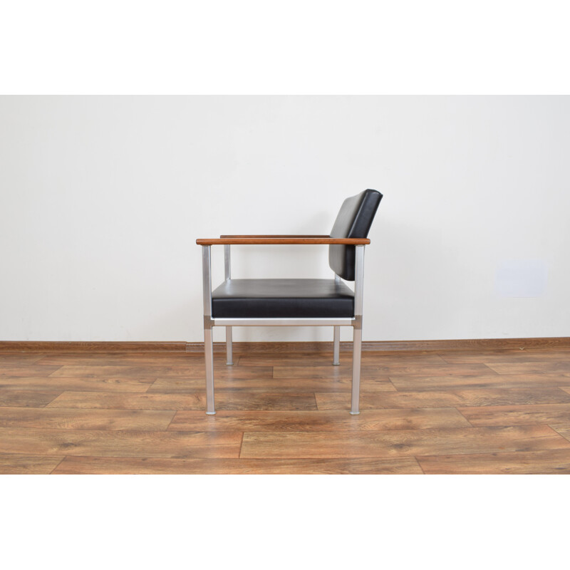 Vintage solid teak armchair from Lübke, Germany 1960