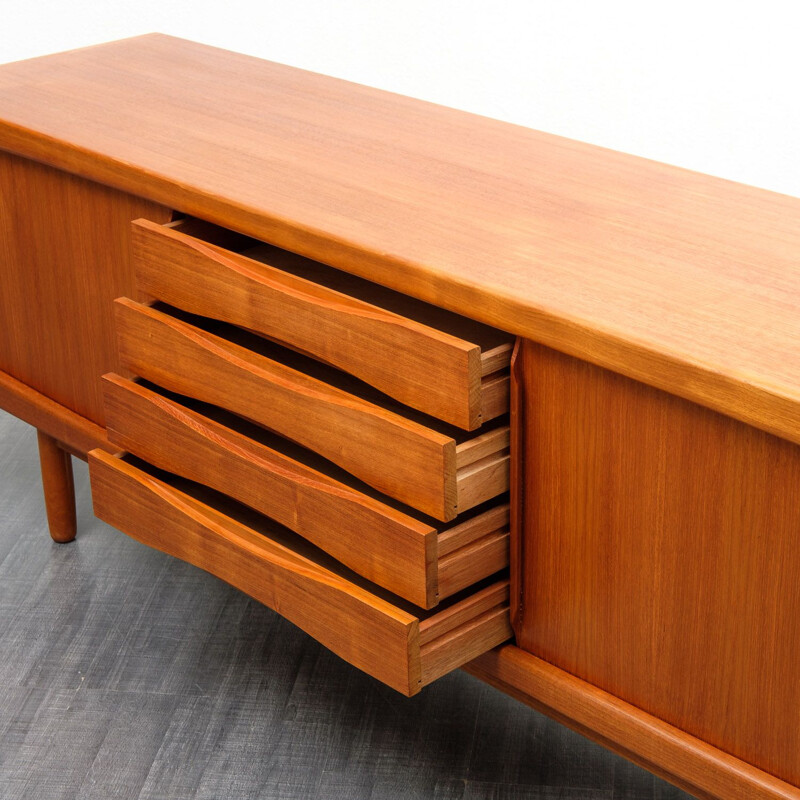 Enfilade vintage scandinave pour H.P. Hansen en teck 1960