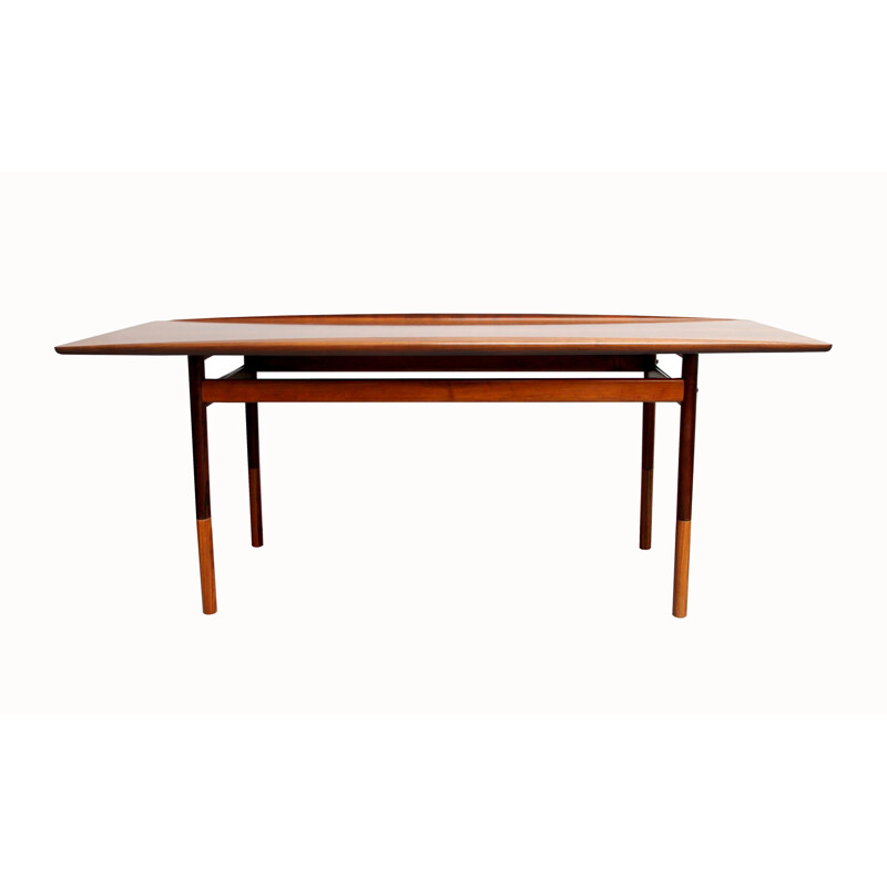 Vintage rosewood coffee table by Grete Jalk for Poul Jeppesen, 1960
