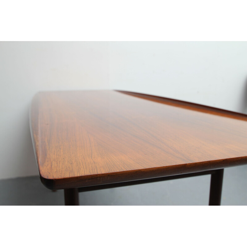 Vintage rosewood coffee table by Grete Jalk for Poul Jeppesen, 1960