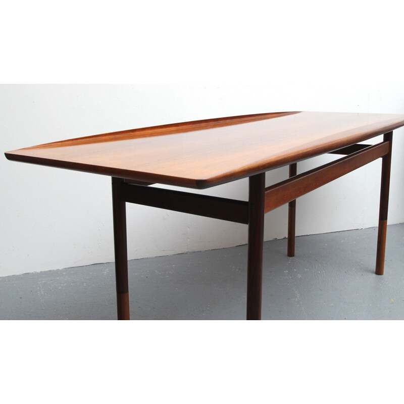 Mesa de centro vintage de palisandro de Grete Jalk para Poul Jeppesen, 1960