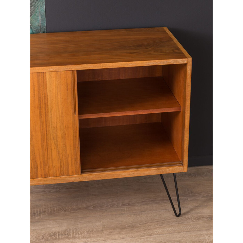 Vintage walnut chest of drawers 1950s