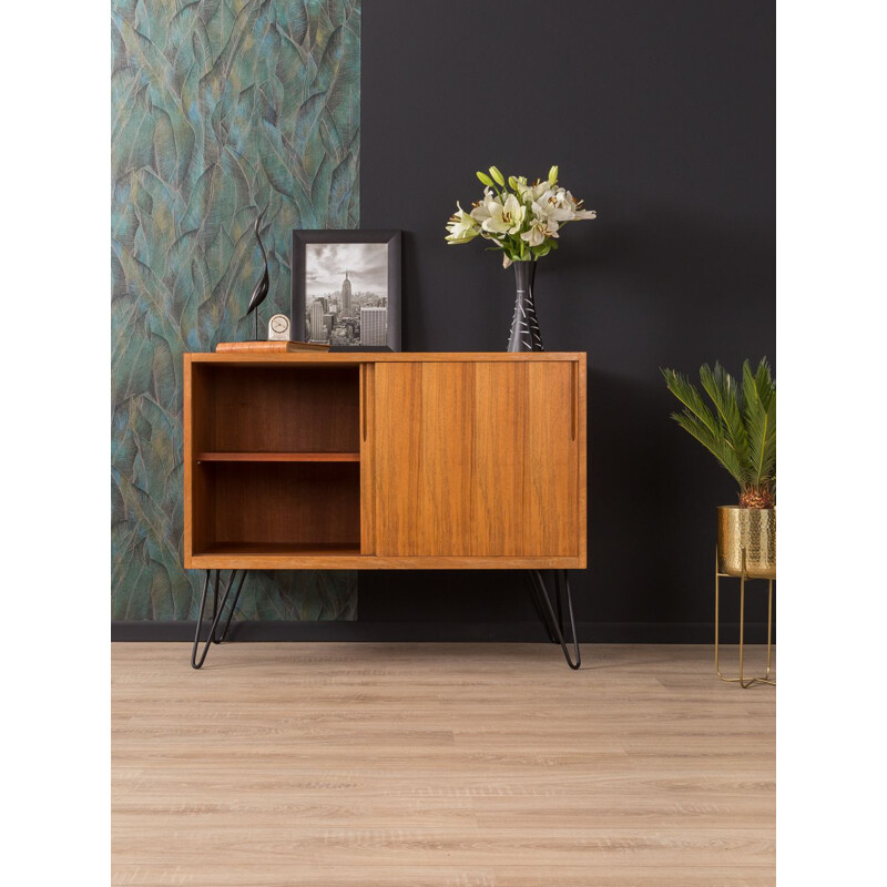 Vintage walnut chest of drawers 1950s