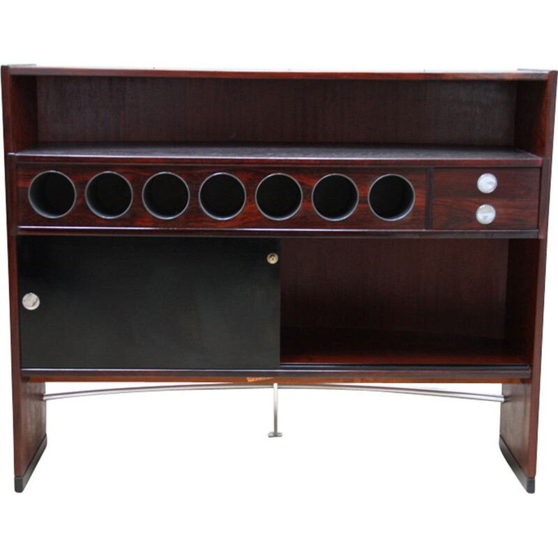 Vintage freestanding bar in rosewood Dyrlund