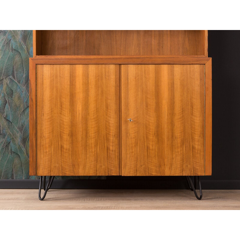 Vintage walnut cabinet by Musterring 1950s