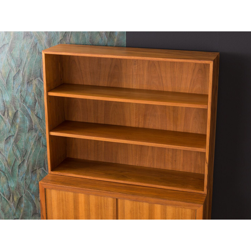 Vintage walnut cabinet by Musterring 1950s